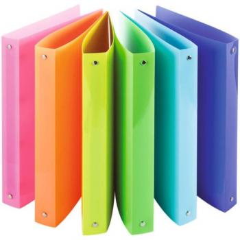 Collezione Raccoglitore 4 Anelli Nikoffice – 30mm in Tinte Assortite