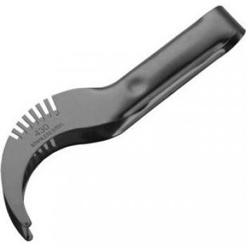 Eis Klemme 22cm Edelstahl für Grill und Bar