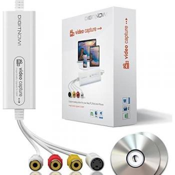 DIGITNOW! Carte de Capture vidéo USB 2.0, convertisseur VHS VCR TV vers DVD
