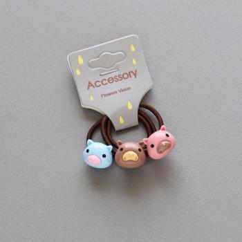 3 PCS Cute Koala Hair Ropes for Girls