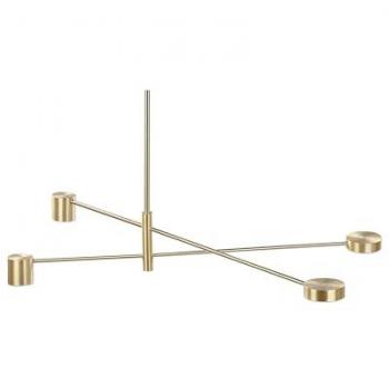 Lampe Suspendue Dorée Bandon avec LED Intégrées