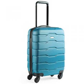 VonHaus Teal Carry On Suitcase