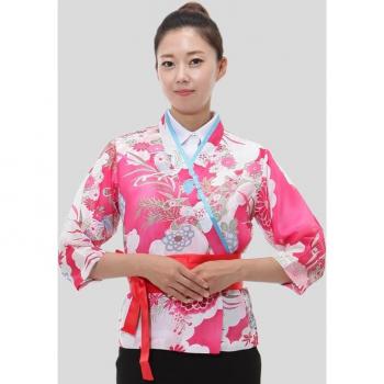 Women’s Japanese Chef Uniform with Kimono Design