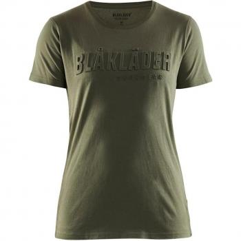 Eco‑Fashion Damen T-Shirt mit 3D Print „Blaklader“