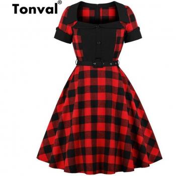 Tenue rétro coupe carrée Tonval