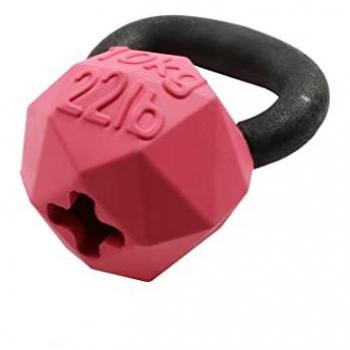 Kettlebell de mastication en caoutchouc rouge – Anneau D&D canin