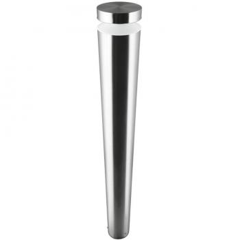 6W Stainless Steel LED Bollard Light 80cm IP44 Warm White