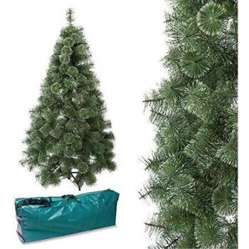 Árbol de Navidad Artificial Verde con Soporte de Metal
