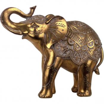 Éléphants africains et Dorés Grimalt – Figurines décoratives
