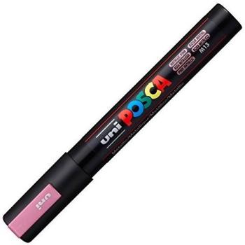 Uni-ball 182589 -POSCA Marker mit mittelfeiner Rundspitze, rosa metallic