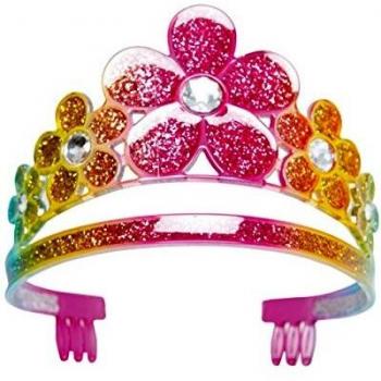 Farbenfrohes Blumentäusch-Diadem