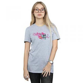 Ralph & Friends: Candy Skull Boyfriend Tee – Grey Edition