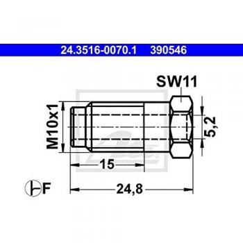 Union Bolt Series 24.3516‑0070.1 – ATE