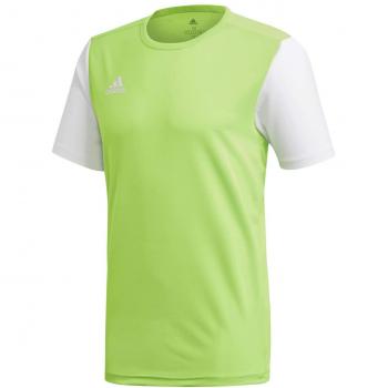 Adidas ESTRO 19 JSY T-Shirt für Jungen, solargrün/weiß, 164