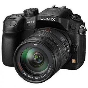 Panasonic GH3 HEG-K 16MP Systemkamera – 7,6 cm Bildschirm & Lumix G Vario HD 14‑140mm f/4‑5,8 (schwarz)