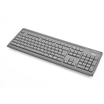 Fujitsu KB410 Standard‑Tastatur – USB, QWERTY, schwarz – für Windows/Linux