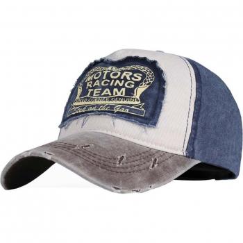Couvre-chef baseball extérieur, denim coloré, coupe coton, 54‑58 cm