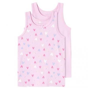 Set 2 canotte rosa 92% cotone