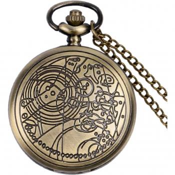 Vintage Silver Pocket Watch with Chain