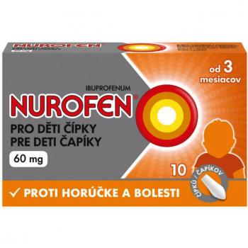 Nurofen Pro Děti 60mg 10 čípků