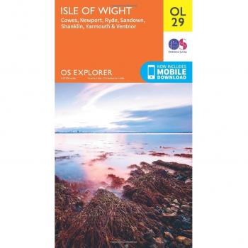 OS Explorer OL29 Isle of Wight (OS Explorer Map), Ordnance Survey, Used; Good Bo