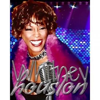Whitney Houston Tribute Music Blank Drawing Journal