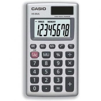Casio Handheld Solar Calculator HS-8VA