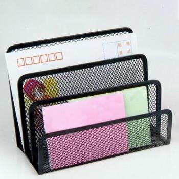 Iron Mesh Magazine and Document Stand