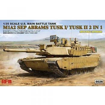 M1A2 Tusk I/Tusk II Modello con Interni