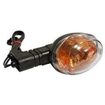 Import Parts Bike Intermitente Moto 50 Adaptable Rieju 50 MRX RR RS1 SMX 2000 Transparente Negro Anterior Izquierda