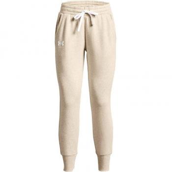 Pantaloni sportivi Under Armour Rival Fleece beige donna