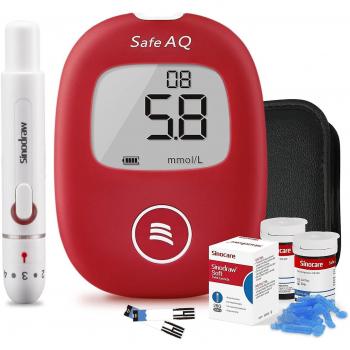 Glucomètre Sinocare Safe AQ kit de mesure diabète 25 bandelettes et lancettes