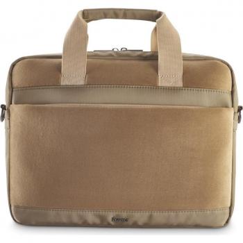 Hama Laptoptasche Velvet 16,2 in stilvollem Braun mit Tabletfach bis 12,9 Zoll