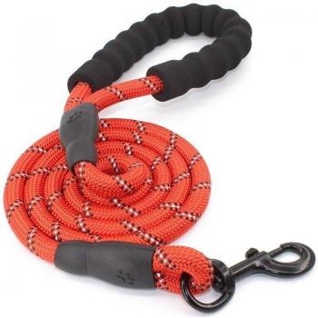Padded Handle Reflective Dog Leash by Benepaw