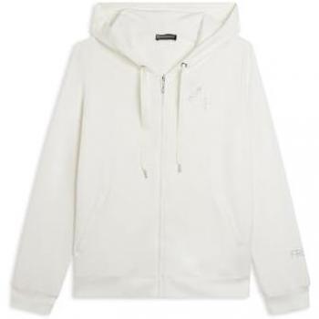 Felpa con Cappuccio Zip Logo Paillettes Freddy FY