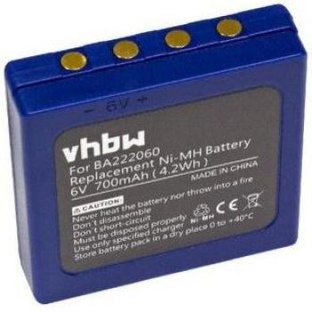 VHbw 6 V/700 mAh NiMH – compatible radios Abitron TGA et TGB