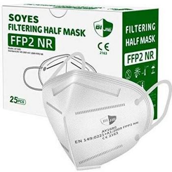 ClearSafe 25 Pack KN95 Protective Face Covers