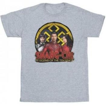 Damen T-Shirt Shang-Chi Logo Baumwolle XL weiß
