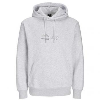 Jack & Jones Sweatshirt JCOLIMA Capuz Masculino Cinza Claro Mescla