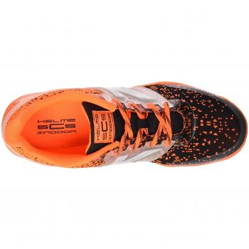 Kelme Men's Subito Knit Sneakers, Neon Orange, Size 40 EU