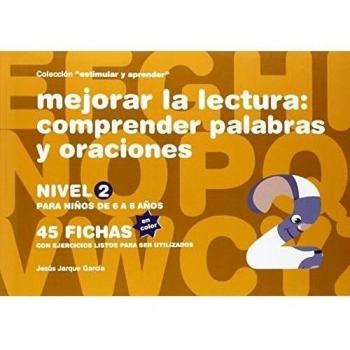 Mejorar la lectura comprender palabras y oraciones nivel 2: fichas en color