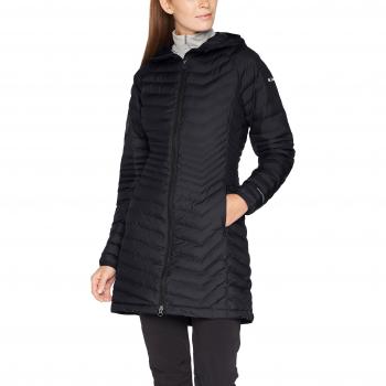 Wasserabweisende Winterjacke Damen – Columbia Powder Lite Mid, schwarz, S