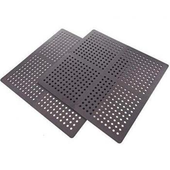 SecureStep 32 ft² Black Garden Interlock Tiles