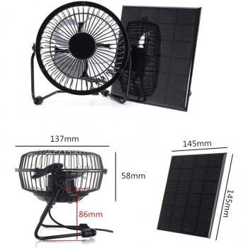 Extractor Solar de Aire 10W