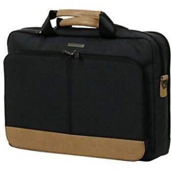 Davidts Aktentasche 258 mit Laptopfach für Herren, 44 cm, Schwarz