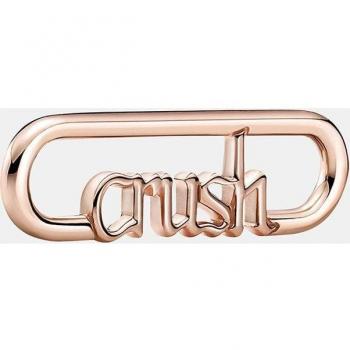Link con un recubrimiento en oro rosa de 14k Palabra Crush Pandora ME