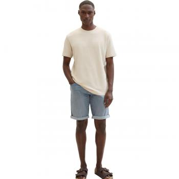 Tom Tailor Herren Jeansshorts Josh in Blue Grey Denim