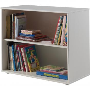 Bibliothèque Enfant Pino 2 Niveaux Bois Blanc Vipack
