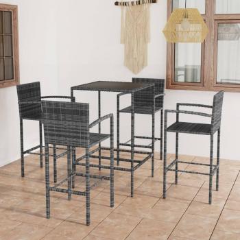 VidaXL Stylish 5-Piece Garden Bar Set