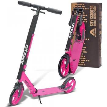 Trottinette urbaine Apollo Artemis, 200 mm, LED, version rose